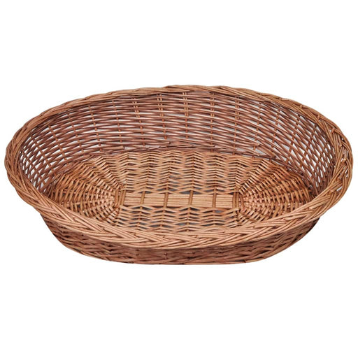 Willow Dog Basket/Pet Bed Natural 90 cm.