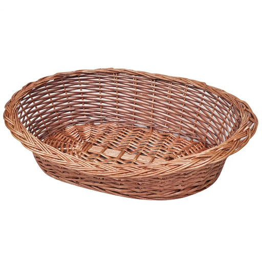 Willow Dog Basket/Pet Bed Natural 50 cm.