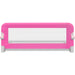 Toddler Safety Bed Rail 102 x 42 cm Pink.