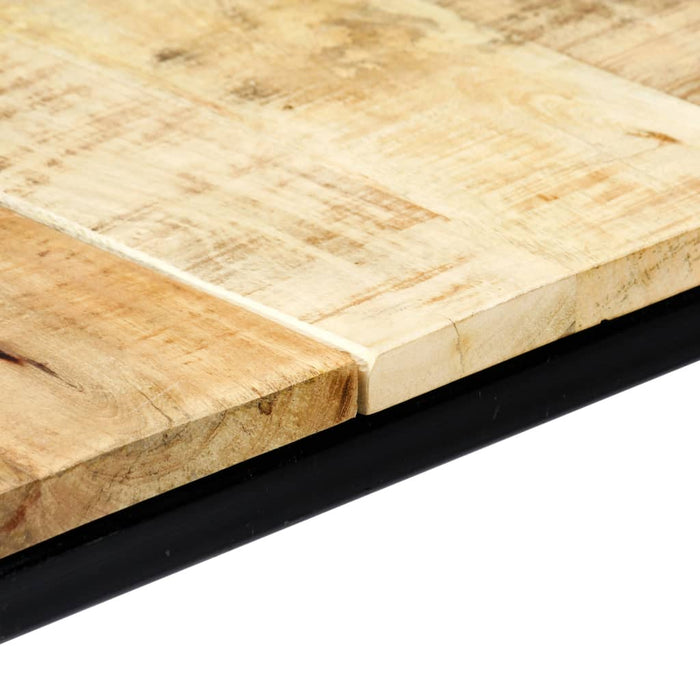 Dining Table 180x90x75 cm Solid Rough Mango Wood.