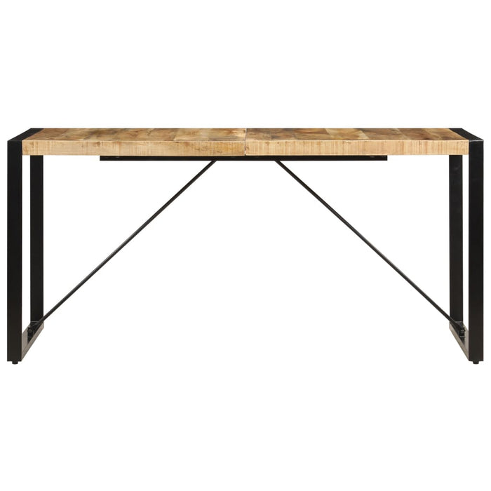 Dining Table 160x80x75 cm Solid Mango Wood.