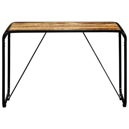 Dining Table 118x60x76 cm Solid Rough Mango Wood.