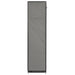 Wardrobe with Compartments and Rods Grey 150x45x175 cm Fabric.