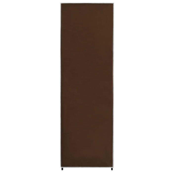 Wardrobe Brown Fabric 87 cm