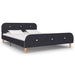 Bed Frame Dark Grey Fabric 135x190 cm 4FT6 Double.