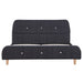 Bed Frame Dark Grey Fabric 135x190 cm 4FT6 Double.