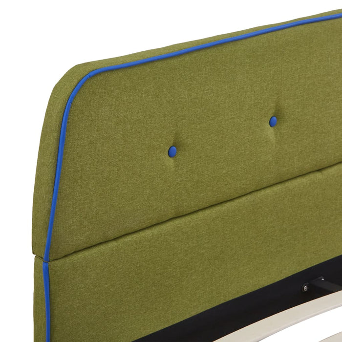 Bed Frame Green Fabric 135x190 cm 4FT6 Double.