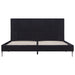 Bed Frame Black Fabric 150x200 cm 5FT King Size.