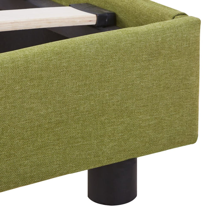 Bed Frame Green Fabric 120x190 cm 4FT Small Double.