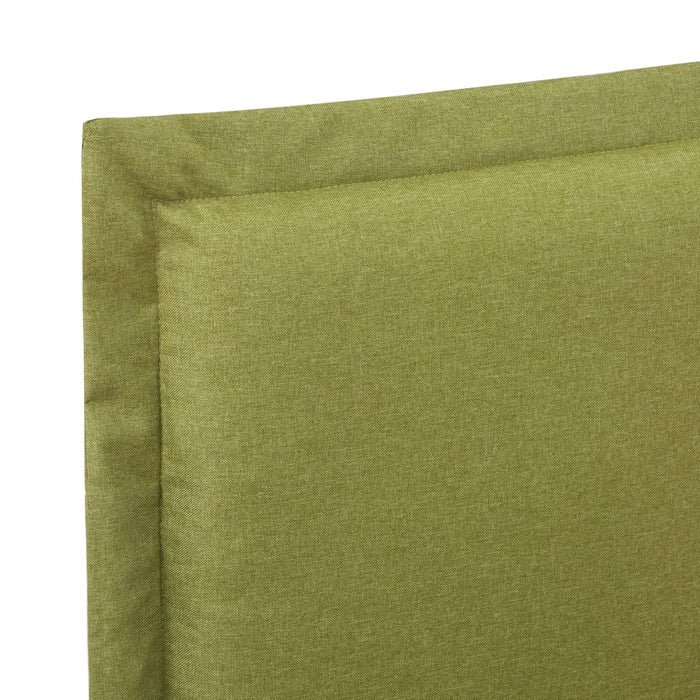 Bed Frame Green Fabric 135x190 cm 4FT6 Double.