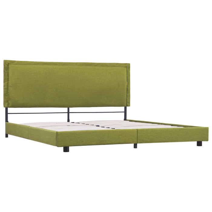 Bed Frame Green Fabric 150x200 cm 5FT King Size.