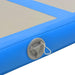 Inflatable Gymnastics Mat with Pump 500x100x10 cm PVC Blue.