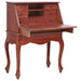 Secretary Desk Brown 78x42x103 cm Solid Mahogany Wood.