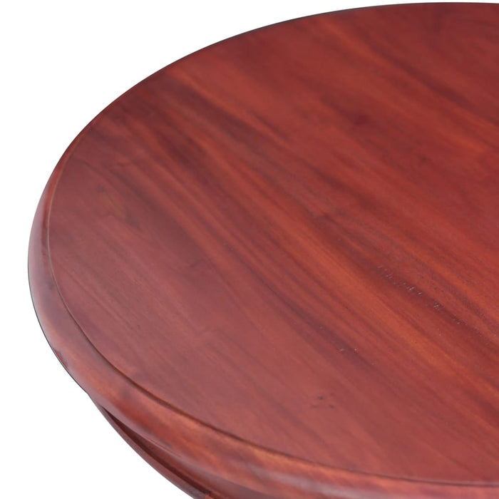 Side Table Brown Solid Mahogany Wood 50 cm