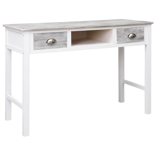 Writing Desk Grey 110x45x76 cm Wood.