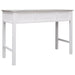 Writing Desk Grey 110x45x76 cm Wood.