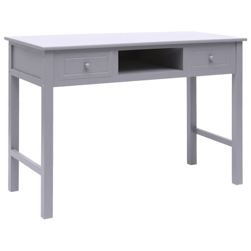 Writing Desk Grey 110x45x76 cm Wood.