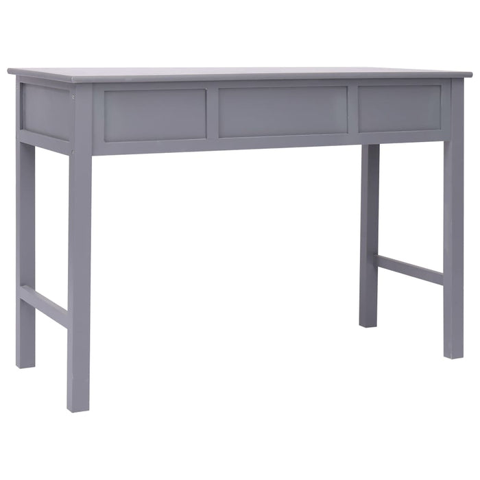 Writing Desk Grey 110x45x76 cm Wood.