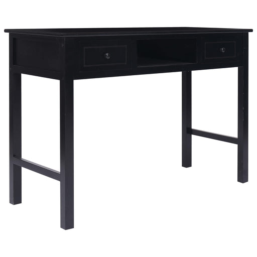 Writing Desk Black 110x45x76 cm Wood.