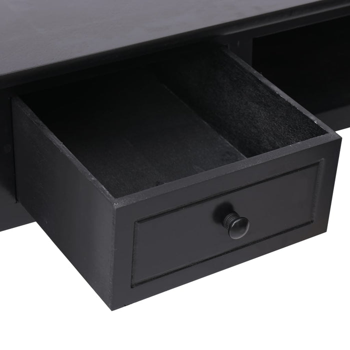 Writing Desk Black 110x45x76 cm Wood.
