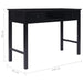 Writing Desk Black 110x45x76 cm Wood.