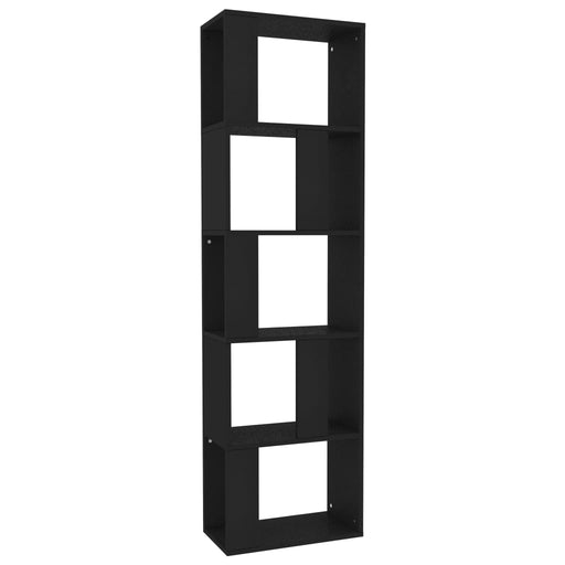 Book Cabinet/Room Divider Black 45x24x159 cm Engineered Wood.