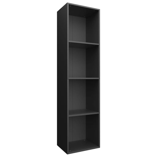 Book Cabinet/TV Cabinet Black 36x30x143 cm Engineered Wood.
