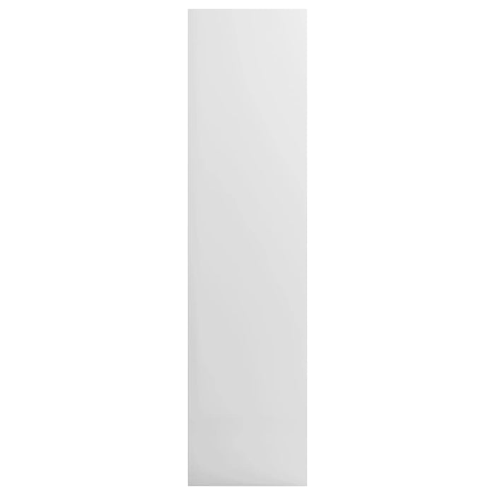 Wardrobe High Gloss White 100x50x200 cm Engineered Wood.