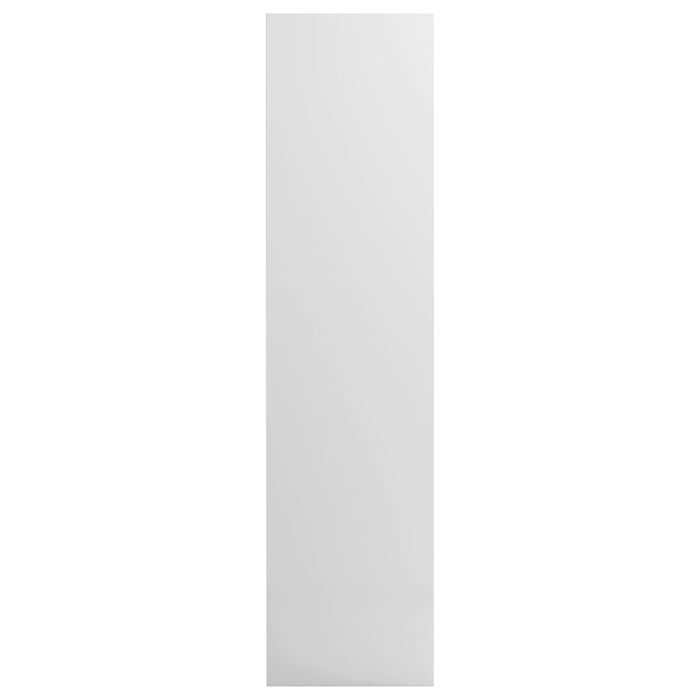Wardrobe High Gloss White Engineered Wood 50 cm