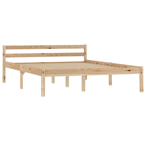 Bed Frame Solid Pine Wood 140x200 cm.