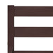 Bed Frame Dark Brown Solid Pine Wood 180x200 cm 6FT Super King.