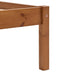 Bed Frame Honey Brown Solid Pine Wood 160x200 cm.