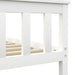 Bed Frame White Solid Pinewood 100x200 cm.