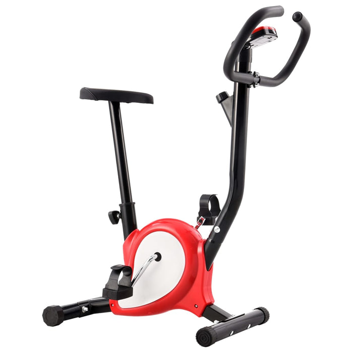 Exercise Bike with Belt Resistance Red.