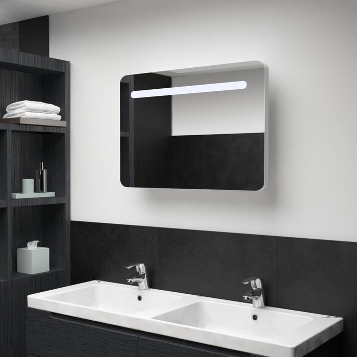 LED Bathroom Mirror Cabinet 80 cm