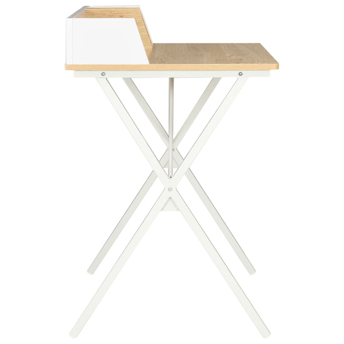Desk White and Natural 80x50x84 cm.