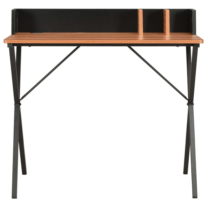 Desk Black and Brown 80x50x84 cm.