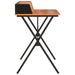 Desk Black and Brown 80x50x84 cm.