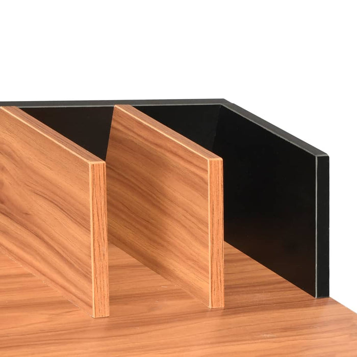 Desk Black and Brown 80x50x84 cm.