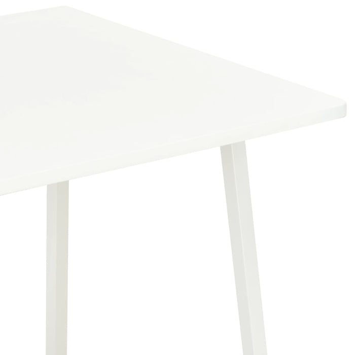Desk with Shelving Unit White 102x50x117 cm.