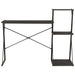 Desk with Shelf Black 116x50x93 cm.