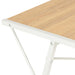 Desk with Shelf White and Oak 116x50x93 cm.
