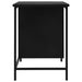 Desk with Drawers Industrial Black 120x55x75 cm Steel.