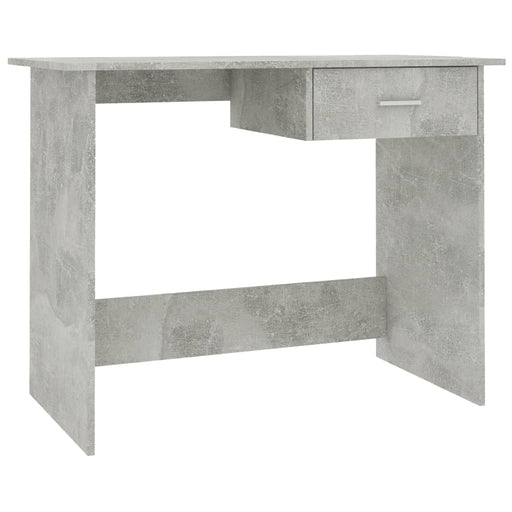 Desk Concrete Grey 100x50x76 cm Engineered Wood.