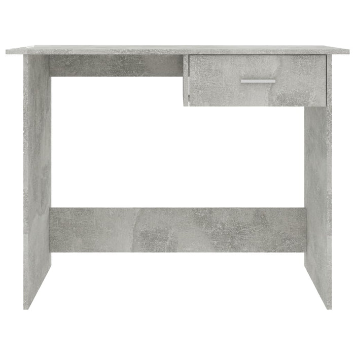 Desk Concrete Grey 100x50x76 cm Engineered Wood.