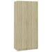 Wardrobe Sonoma Oak 90x52x200 cm Engineered Wood.
