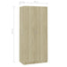 Wardrobe Sonoma Oak 90x52x200 cm Engineered Wood.
