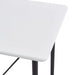 Bar Table White 120x60x110 cm MDF.