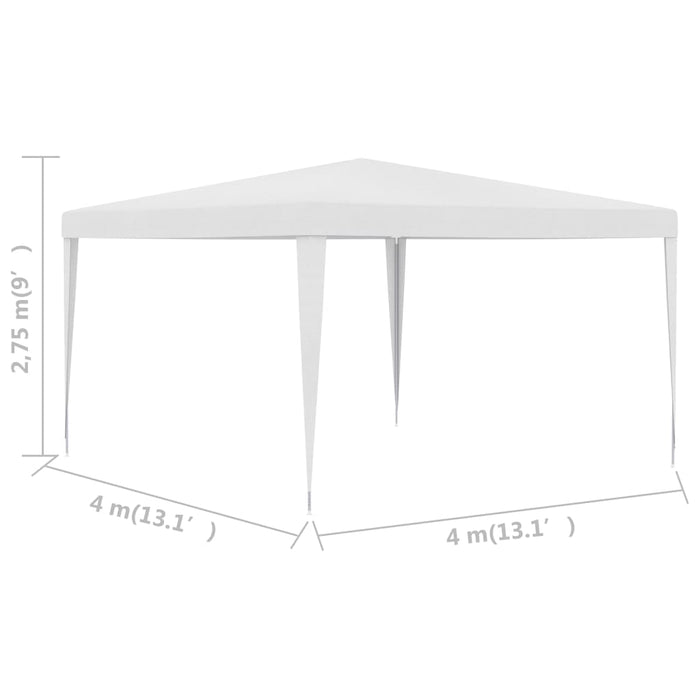 Party Tent 4x4 m White.