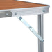 Foldable Camping Table Aluminium 180x60 cm.
